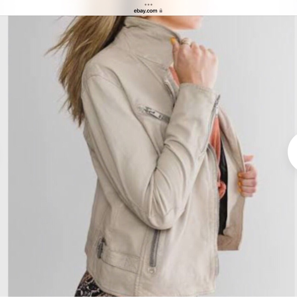 Mauritius leather jacket NWOT